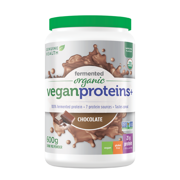 fermented organic vegan protein chocolate