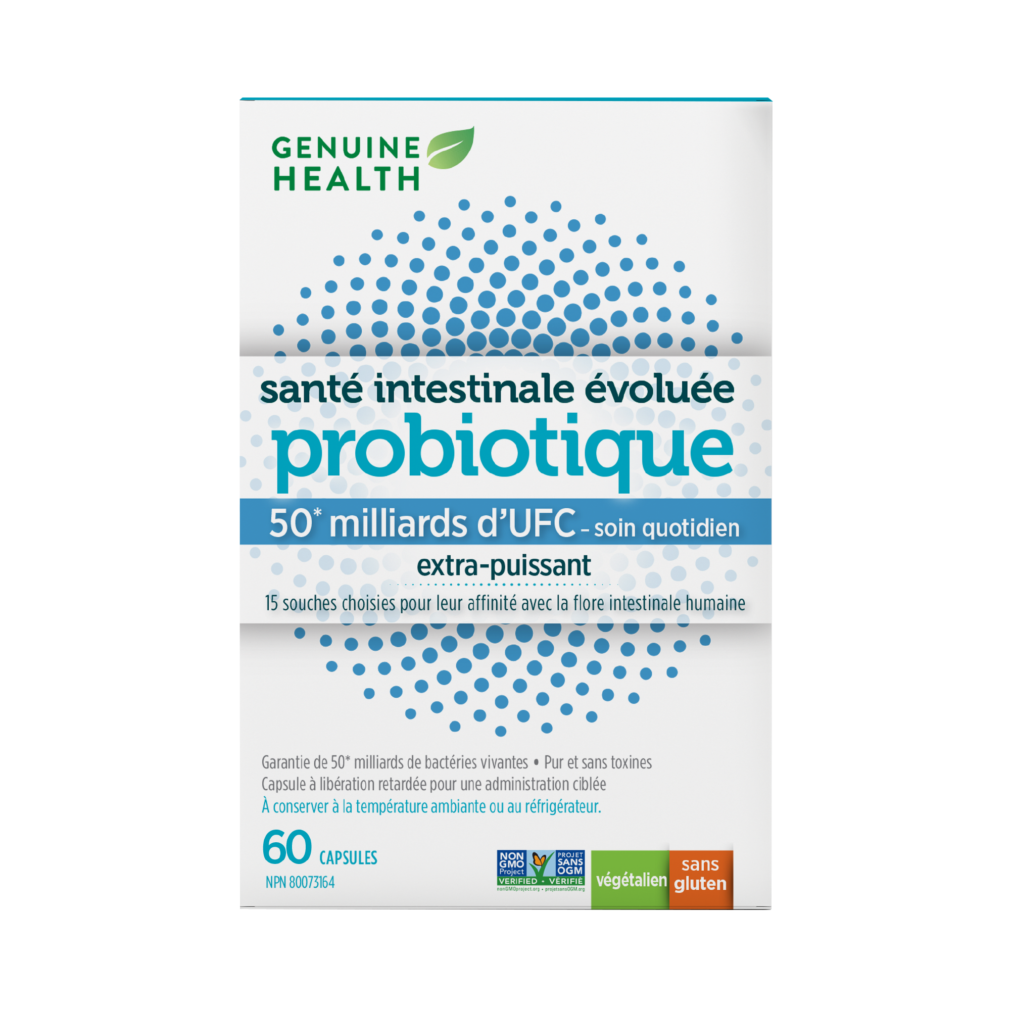 Capsules Probiotiques 3-en-1 – Flore Intestinale & Immunité (30/60/120 Gélules)