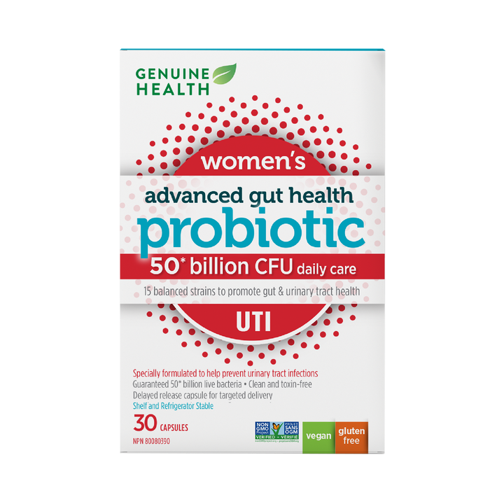 Genuine Health UTI-preventing probiotic 50 billion