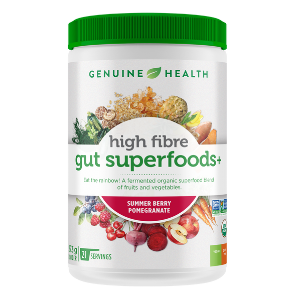 Genuine Health - high fibre gut superfoods+ summer berry